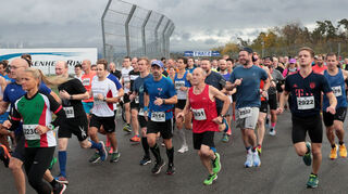 25. Hockenheimringlauf der ASG Tria im November 2022.