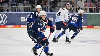 Junger Hoffnungsträger: Yannick Proske, erst jüngst aus Iserlohn nach Mannheim gewechselt, zeigte bei seinen ersten Spielen bereits sehr gute Ansätze.