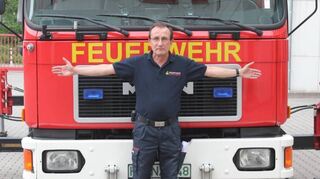 Feuerwehr – das ist das Ding für Kommandant Walter Leschinski. Er hat den Posten mit Herzblut und doch unaufgeregt bekleidet.