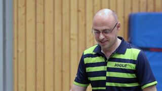 Stefan Berlinghof war am 8:8 der Oftersheimer im Derby mit Ketsch mit vier Punkten beteiligt – zweimal im Einzel, zweimal im Doppel.