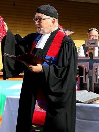 Pfarrer i. R. Matthias Zaiss ist gern dabei.