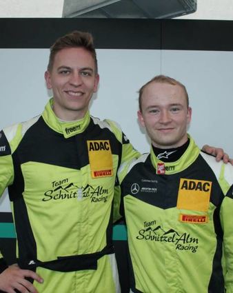 Marcel Marchewicz (l.) mit seinem Teamkollegen Moritz Wiskirchen.