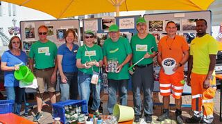 Die Agendagruppe der „Grünen Engel“ - hier beim vergangenen Tag der Umwelt - sorgt für Sauberkeit in der Rennstadt.