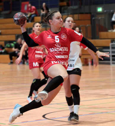 Mit sieben Toren Topscorerin bei der HG an diesem Abend: Jasmin Jung,