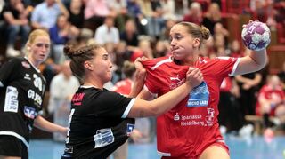 Svenja Mann erzielt beim souveränen 27:22-Sieg ihrer Ketscher Bären gegen Nord Harrislee zehn Tore.