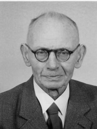 Rektor Josef Fleuchaus (1879  1962).
