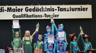 Beim Schautanz der Jugend freut sich der Tanzsportclub Rülzheim über den zweiten Platz, die Narrenzunft Schmalzloch aus Hürden über den dritten Platz und die „Strumpfkapp Ahoi“ aus Lauda-Königshofen über den Sieg.
