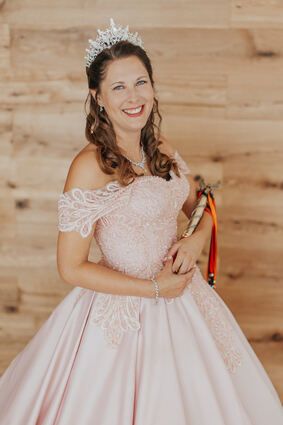 Jessica I. - Fasnachtsprinzessin des KC Phoenix in Schwetzingen.
