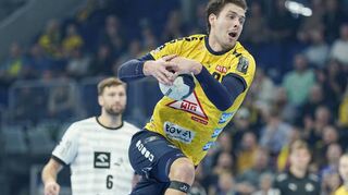 Olle Forsell Schefvert und die Rhein-Neckar Löwen waren chancenlos gegen Kiel.