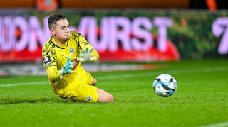 Torwart Lucien Hawryluk musste nach der Verletzung von Jan-Christoph Bartels einspringen