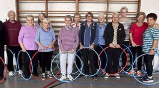 Hier kommt man gemeinsam in Bewegung: Trainerin Margot Eisele (ganz rechts) und die Diabetikersportgruppe der TSG.
