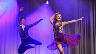 Kevin Ulrich und Mischell Hohler sind zurück als gefeiertes Schautanz-Duo.