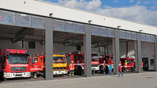 m April 2022 wurde der Einzug der Feuerwehr in das neue Rettungszentrum in Oftersheim gefeiert.