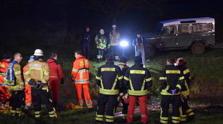 Am Donnerstagnachmittag, 30. November 2023, fand eine Spaziergängerin eine Leiche im Kraichbach bei Reilingen.