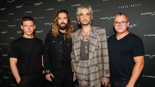 Georg Listing (v. l.), Tom Kaulitz, Bill Kaulitz und Gustav Schäfer sind Tokio Hotel - und 2024 beim Glücksgefühle Festival 2024 mit dabei.