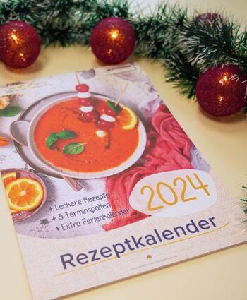 Der Rezeptkalender bringt Monat für Monat abwechslungsreiche Gerichte ins Zuhause der Stadtwerkekunden.
