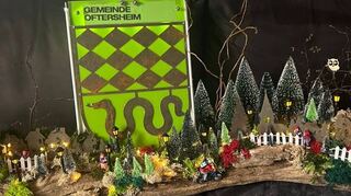 Dieses Kunstwerk hat Ralf Schuster geschaffen. Am Samstag können es sich die Besucher des Weihnachtsmarktes vor Ort ansehen.