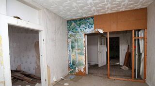 Ein Teil der Räumlichkeiten im ersten Obergeschoss. Hier soll nach der Sanierung unter anderem eine Dauerausstellung ihren Platz finden.