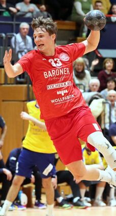 Spieler des Tages Thorben Zimprich trifft gegen Großsachsen fünfmal.