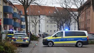 Polizeieinsatz in Mannheim-Schönau.