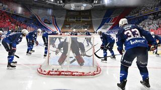 Die Fans der Adler Mannheim stehen hinter ihrer Mannschaft. Am Samstag begrüßten sie die Mannschaft mit der größten Choreographie in der Geschichte der SAP Arena.