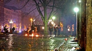Die Polizei war auch in Mannheim unterwegs.