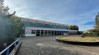 Die alte Rhein-Neckar-Halle wird abgerissen. Ehrenbürger Dr. Hans-Peter Wild spendiert als privater Bauherr der Stadt eine neue Sporthalle.