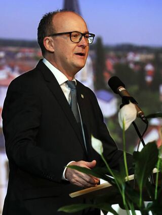 Es war der letzte Neujahrsempfang für Bürgermeister Gunther Hoffmann und zugleich sein erster in der Rolf-Heidemann-Halle.
