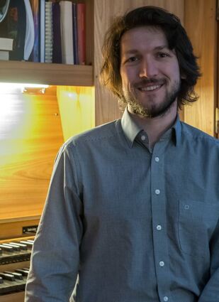 Paul Hafner ist derzeit Organist in Oftersheim.