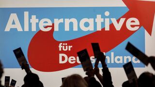Wird aktuell immer stärker: die AfD.