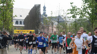 Spargellauf im Schwetzinger Schlossgarten.