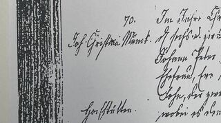 Bei der Kopie dieses Schriftstückes handelt es sich um ein Eintrag in ein Kirchenbuch. Hier wurde die Taufe eines Jungens namens Johann Christian schriftlich festgehalten und dokumentiert.