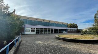 Die Rhein-Neckar-Halle in Eppelheim wird abgerissen.