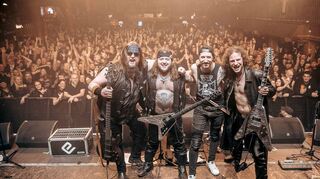 Johnny (v. l.), Dougie, Markus und Tobi sind die Band „9mm Headshot“, die sich dem Deutschen Power Rock’n’Metal verschrieben hat und nun ihre erste Single „Spritztour“ unter die Musikfans bringt.