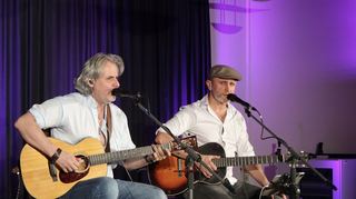 Thomas Wacker (l.) und Thorsten Gary lassen die Erinnerungen an der Musik von Simon & Garfunkel wieder lebendig werden.
