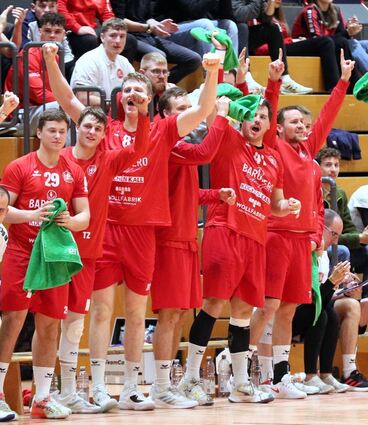 So wie auf diesem Foto würden die HG-Handballer gern auch am Samstag gegen Plochingen jubeln.
