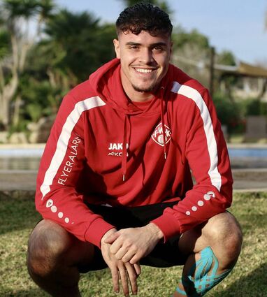 Er hat gut lachen: Vincent Friedsam ist die unumstrittene Nummer eins im Tor der Würzburger Kickers.