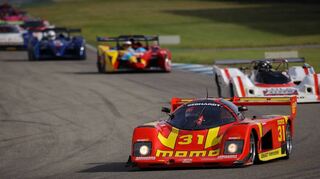 Zurück in die Vergangenheit des Motorsports: Diese Aufnahme ist bei der Bosch Hockenheim Historic 2023 entstanden, die 2024 als ADAC Hockenheim Historic an den Start geht und von der Ring GmbH veranstaltet wird.