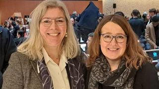 Die Lehrerinnen Edith Sontheimer und Kerstin Schwegler.