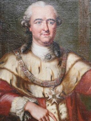 Gemälde Carl Theodors von Heinrich Carl Brandt aus dem Jahr 1769.