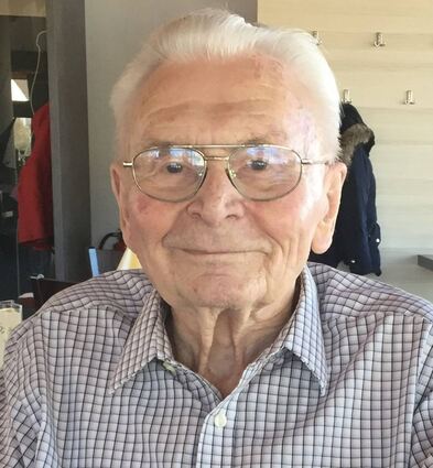 Gerhardt Frank aus Plankstadt wird am 24. Februar 100. Jahre alt.