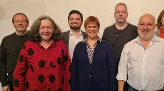 Für die SPD gehen unter anderem (v. l.) Gerhard Wacker, Jutta Schneider, Dr. Konstantin Gavras, Renate Schmidt, Rüdiger Laser, Jürgen Geschwill und Gudrun Wipfinger-Fierdel bei der Kreistagswahl im Juni ins Rennen..