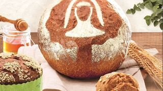 Das Hildegard von Bingen-Brot ist mit Dinkelmehl gebacken.