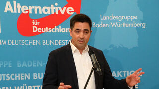 Bundestagsabgeordneter Dr. Malte Kaufmann aus Heidelberg ist einer der beiden Redner beim AfD-Bürgerdialog im Palais Hirsch.