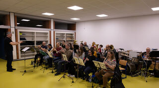 Die Proben für das große Konzert im April laufen beim Musikverein auf Hochtouren.