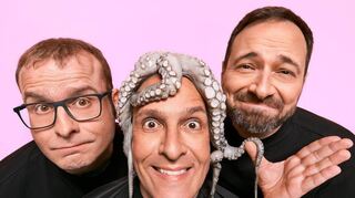 Donato Svezia (v. l.), Matthias Weinmann sowie Andreas Kraus sind „Eure Mütter“ und hart auf den Spuren von Monty Python.