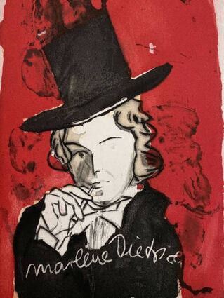 Marlene Dietrich.