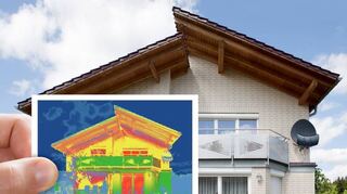 Die Climap-Thermografiekamera gibt Einblicke in den energetischen Gebäudezustand einer Immobilie.