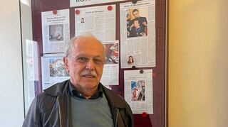 Wolfgang Widder bei der Vorstellung seines Projekts an der THRS.
