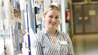 Katharina Kölsche von der GRN-Klinik Schwetzingen ist Kinderkrankenpflegerin aus Leidenschaft.